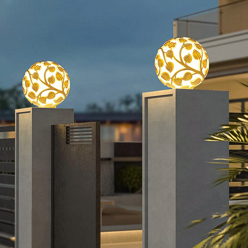 Outdoor column lights solar LE - Outdoor Lighting Decoration avis et prix