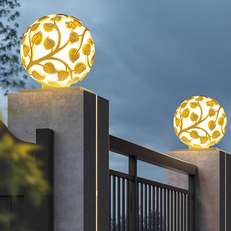 Outdoor column lights solar LE - Outdoor Lighting Decoration avis et prix