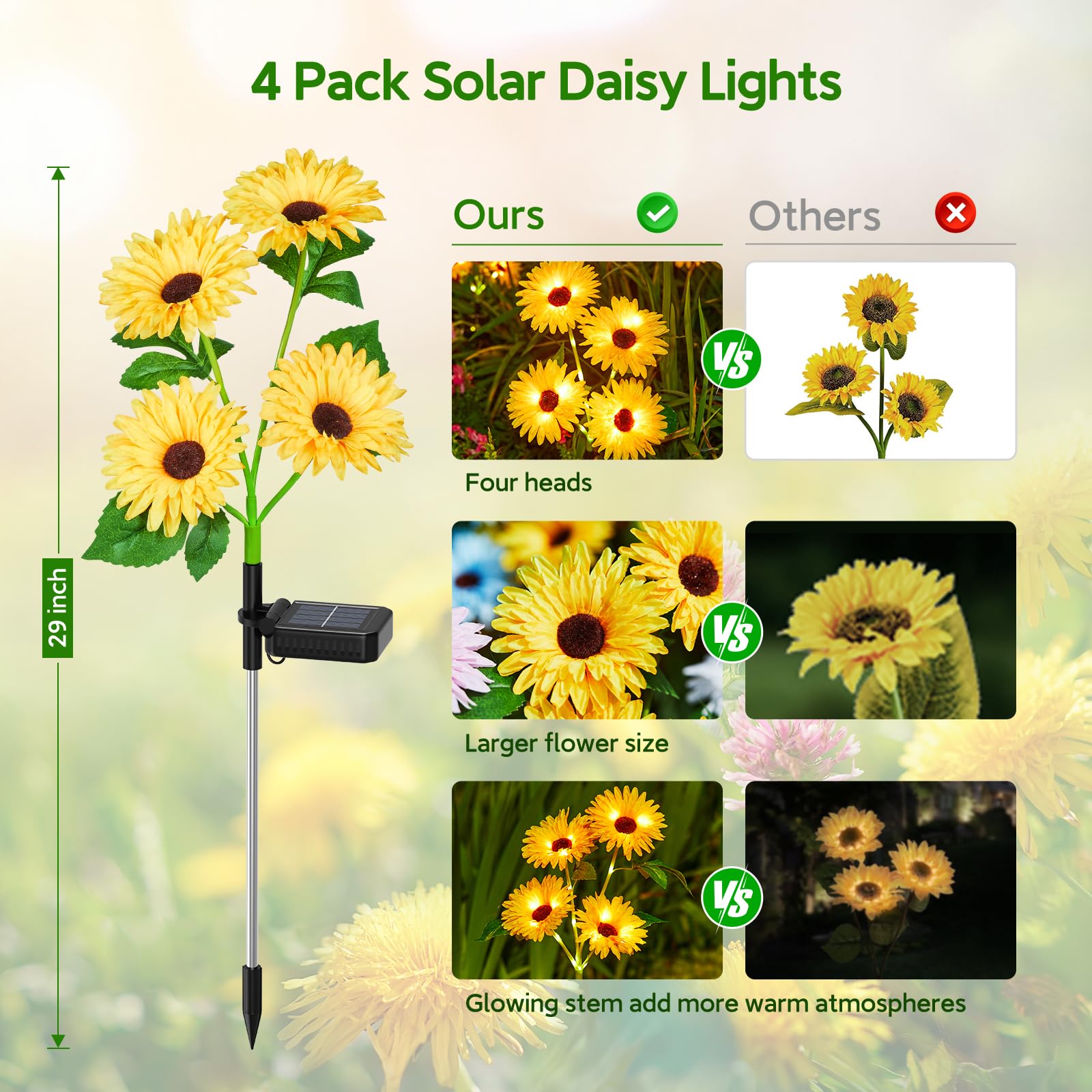 Solar Outdoor Garden Lights, 1 - Outdoor Lighting Permanent avis et prix