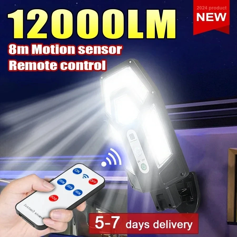 12000LM Powerful Solar Wall La - Outdoor Lighting Linear avis et prix