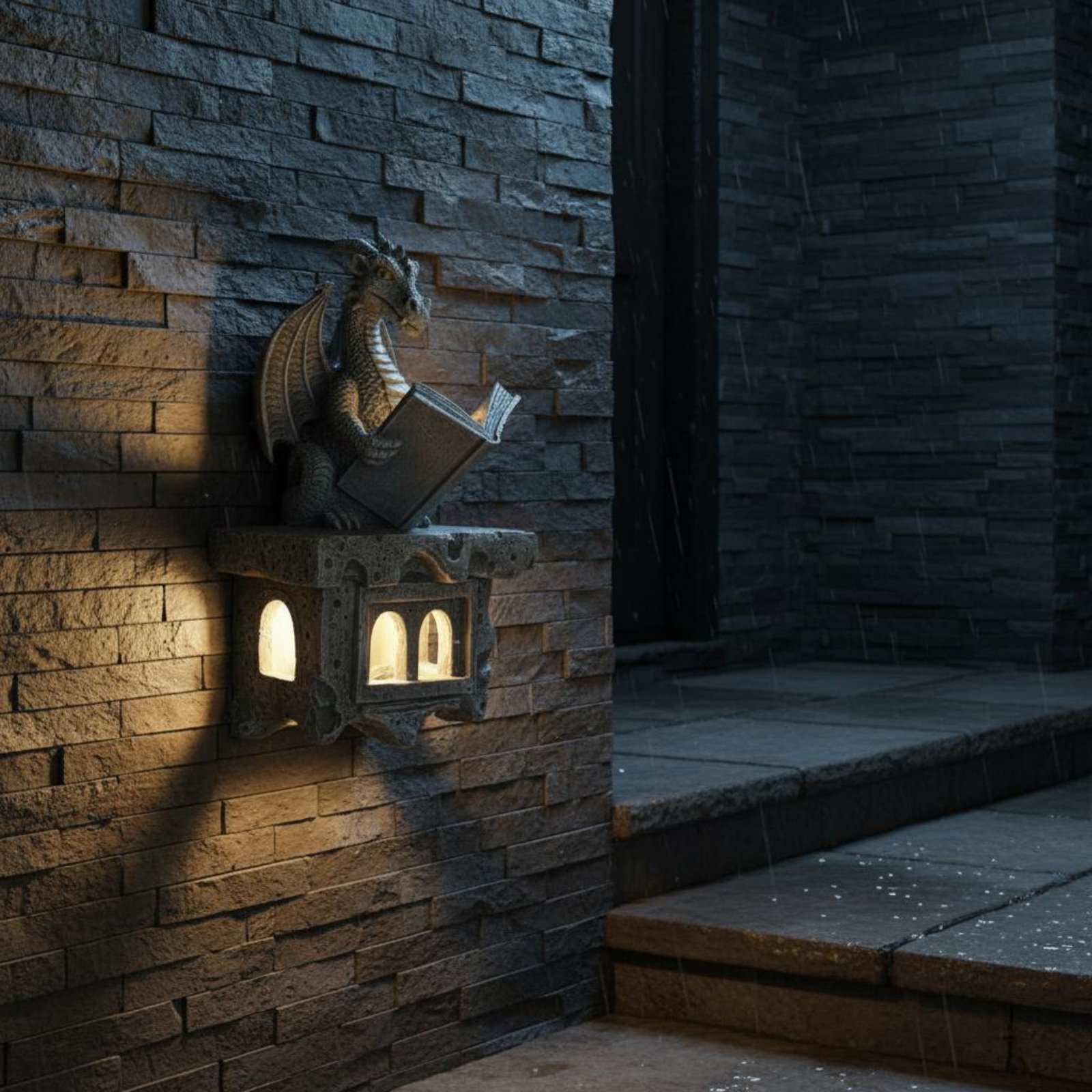 Solar Wyvern Wall Shine Auto O - Outdoor Lighting Decoration avis et prix