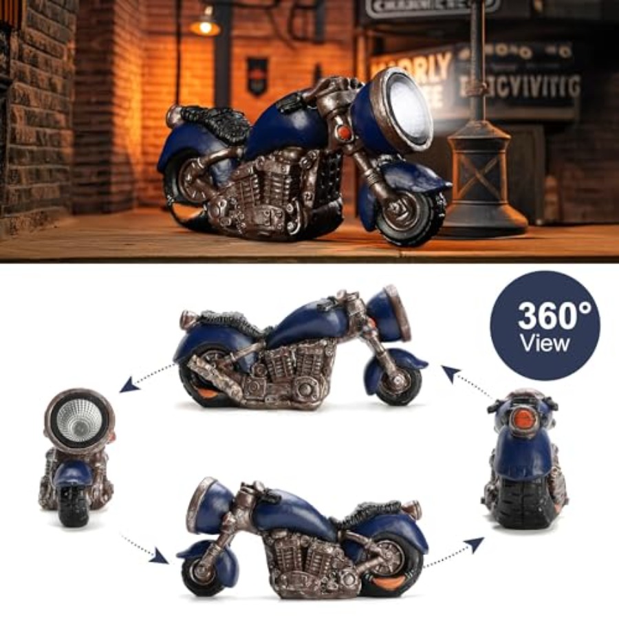 Solar Vintage Style Motorcycle - Outdoor Lighting Japan avis et prix