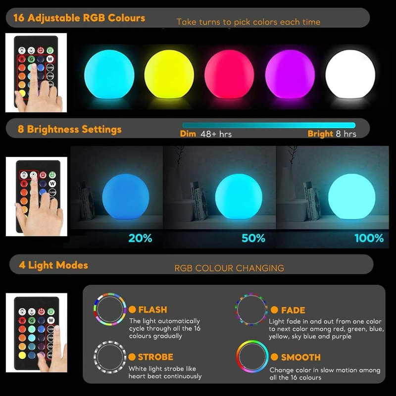 LED Ball Light Solar Lamp Outd - Outdoor Lighting Transformer avis et prix