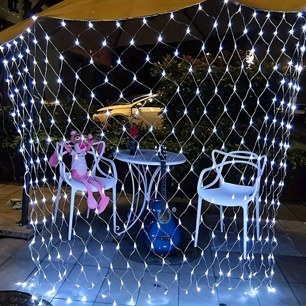 Christmas Net Lights, 640 LED  - Outdoor Lighting Grid Screen avis et prix