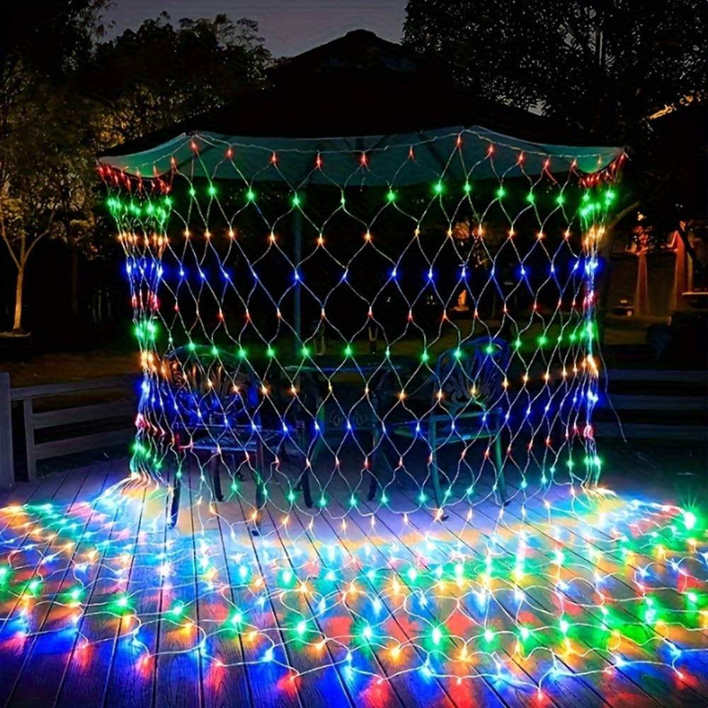 Christmas Net Lights, 640 LED  - Outdoor Lighting Grid Screen avis et prix