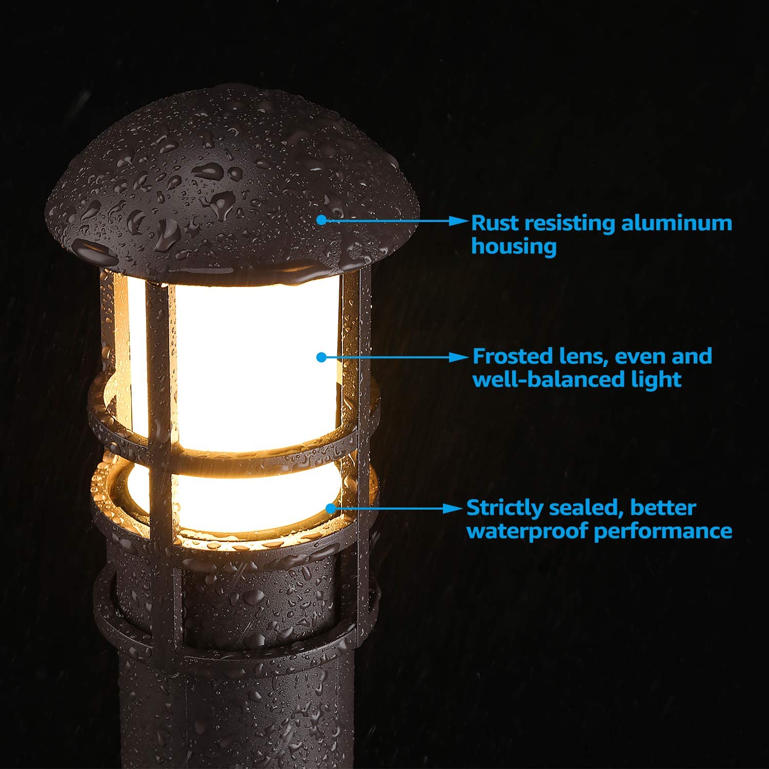 8Pcs LED Outdoor Garden Lawn L - Landscape Spike Light avis et prix