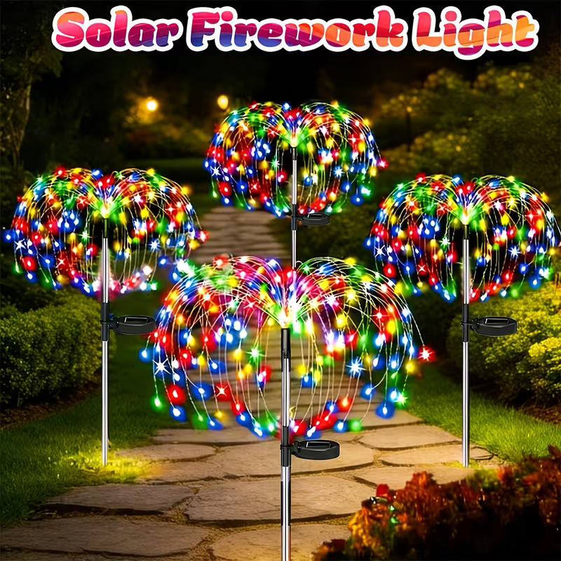 4packs Waterproof Solar Firewo - Landscape Spike Light avis et prix