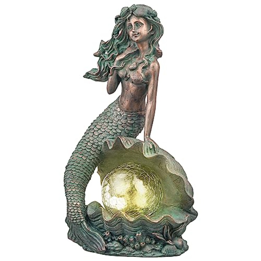 Mermaid Garden Statues with So - Outdoor Lighting Japan avis et prix