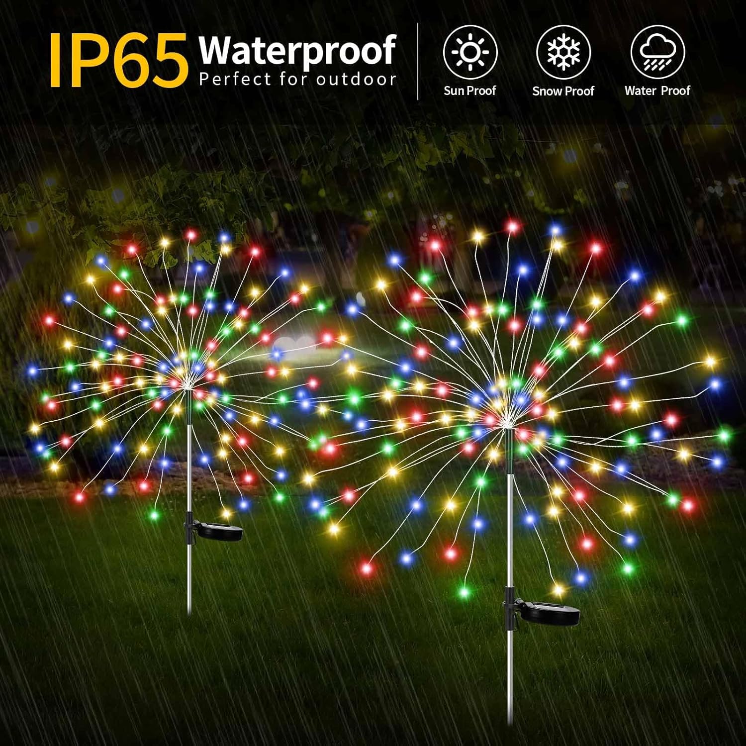 Solar Garden Lights 460LED Fir - Landscape Spike Light avis et prix