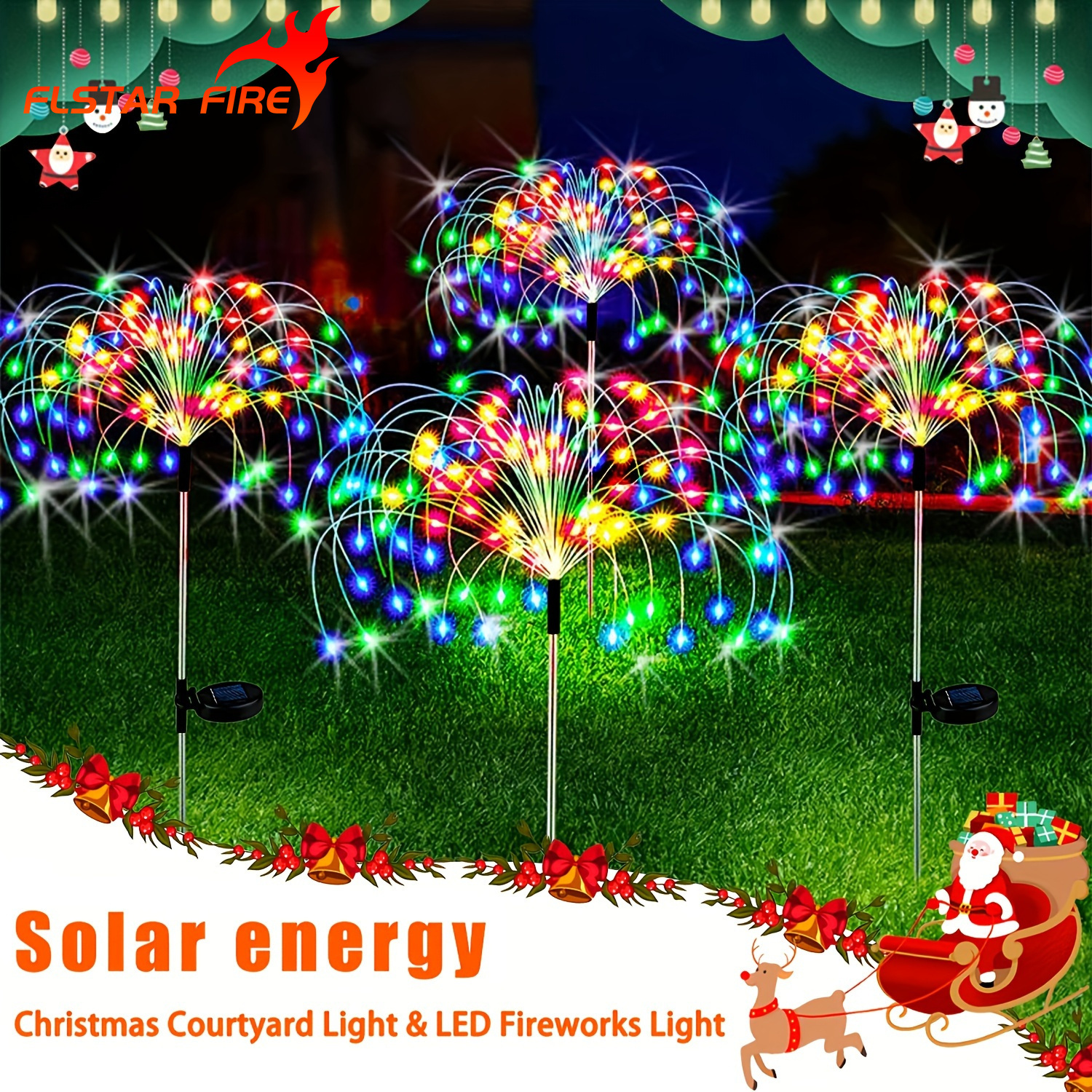 Solar Garden Lights 460LED Fir - Landscape Spike Light avis et prix