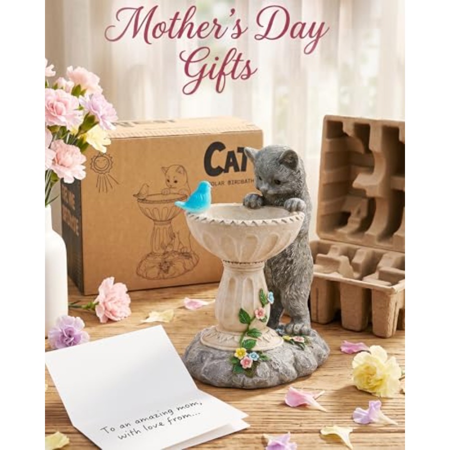 Solar Cat Statue for Garden De - Outdoor Lighting Japan avis et prix