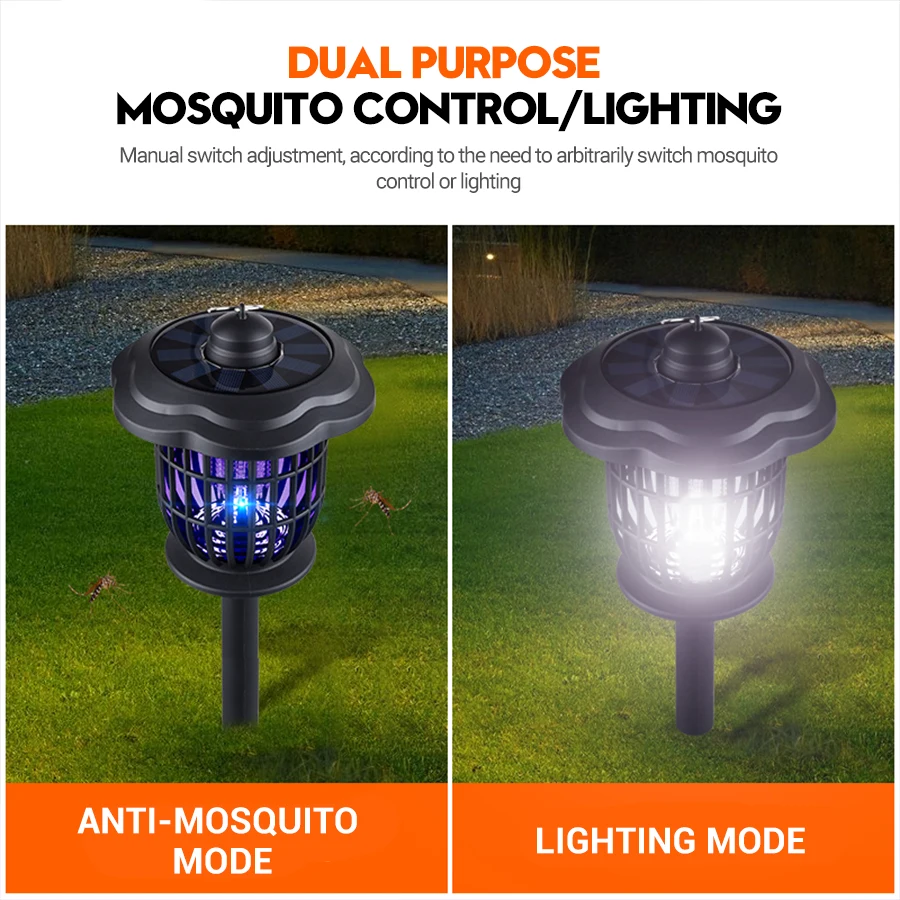 2-in-1 1200mAh LED Solar Light - Landscape Spike Light avis et prix
