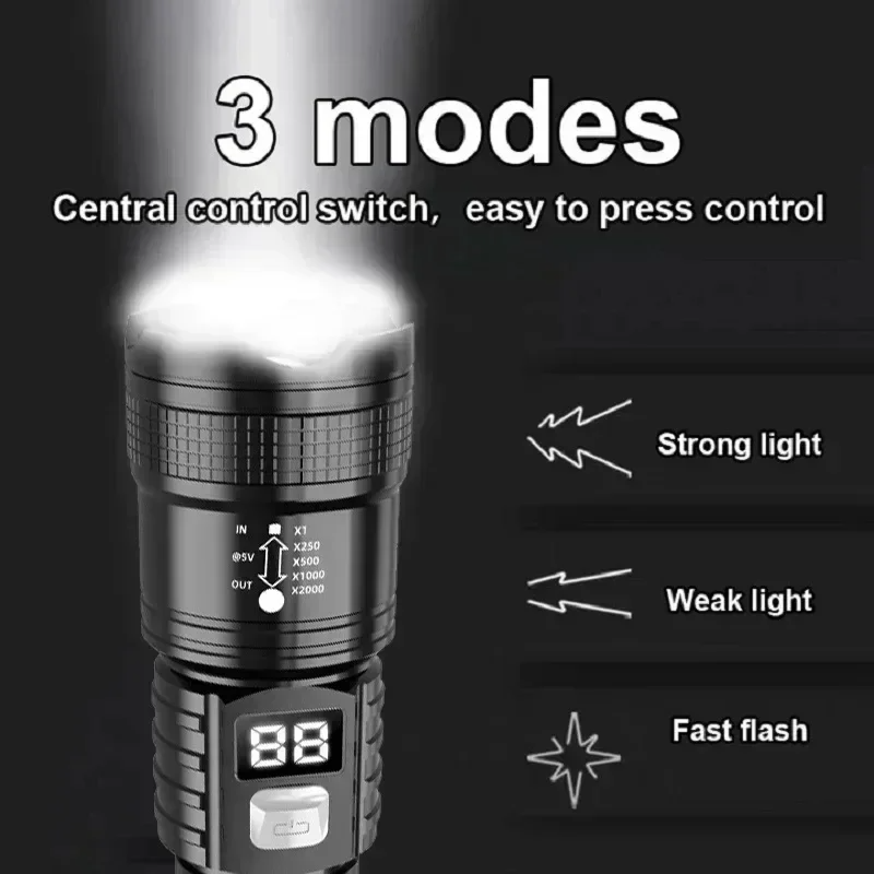 P50 High Brightness Flashlight - Outdoor Lighting Permanent avis et prix