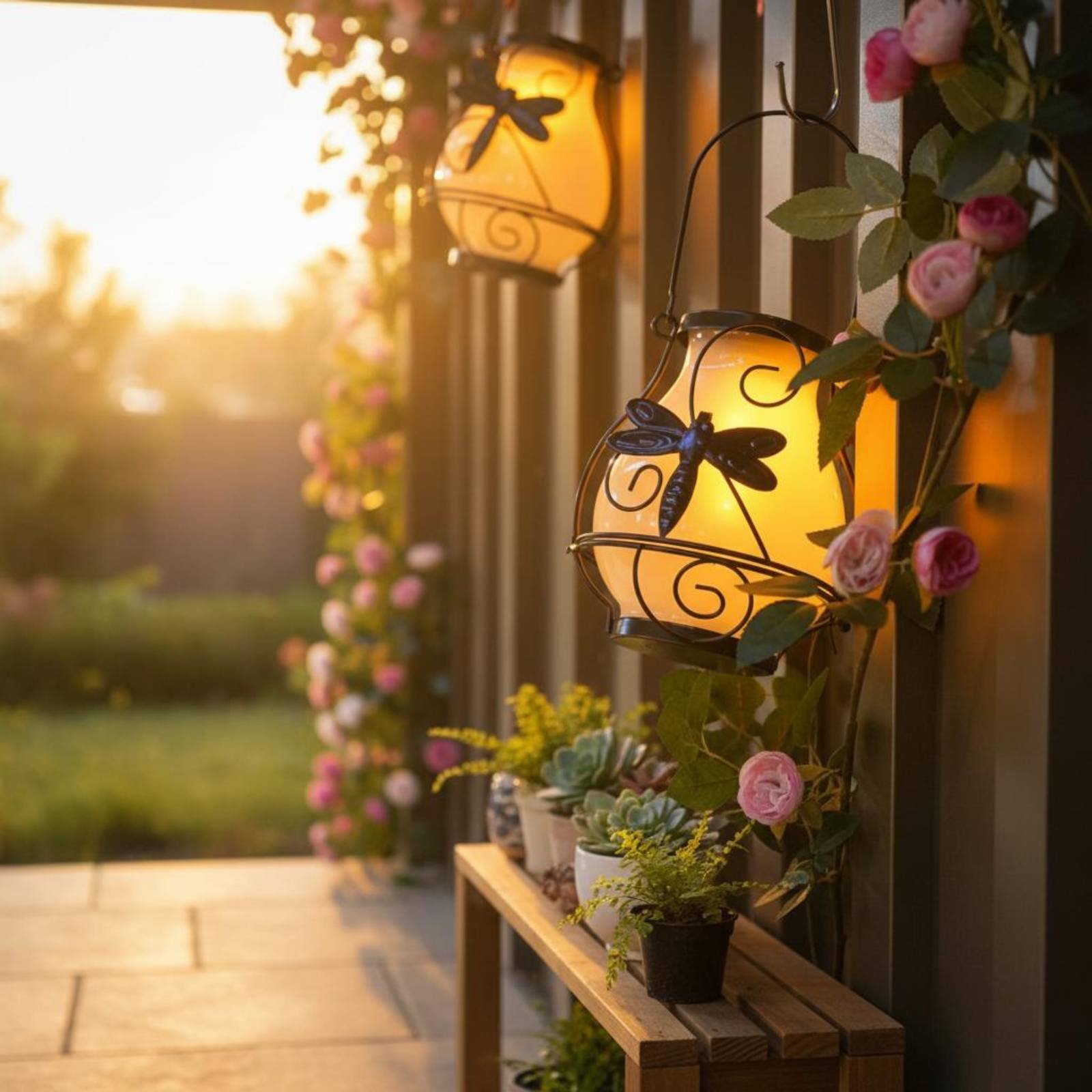 Solar Butterfly Lantern Waterp - Outdoor Lighting Decoration avis et prix