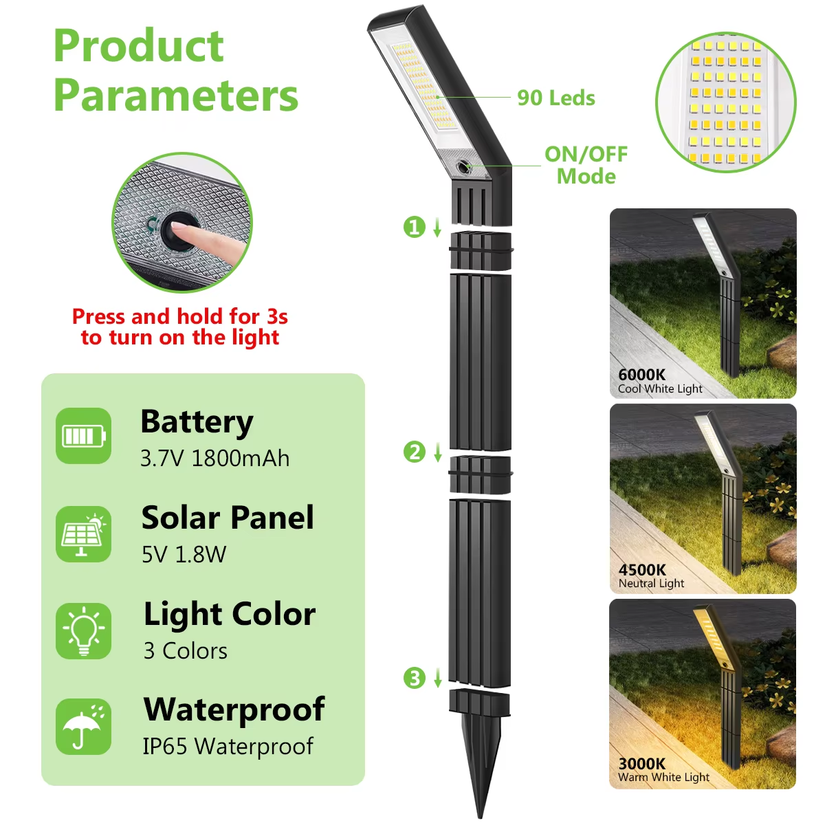 Solar Pathway Lights Outdoor S - Landscape Spike Light avis et prix