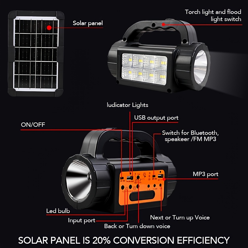 Solar Rechargeable Camping Lig - Outdoor Lighting Portable avis et prix