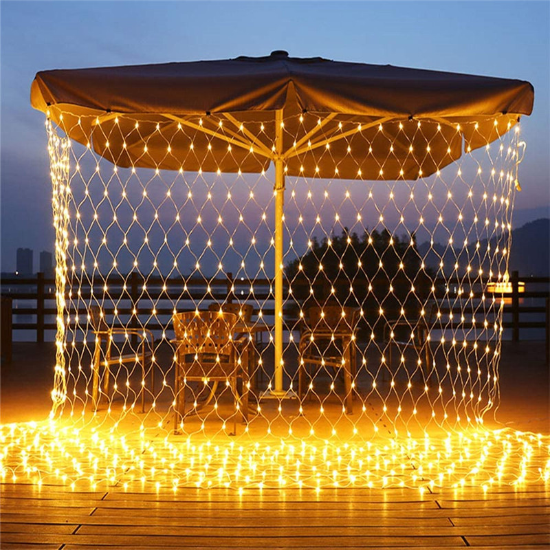 Led Net Mesh String Lights 8 M - Outdoor Lighting Grid Screen avis et prix