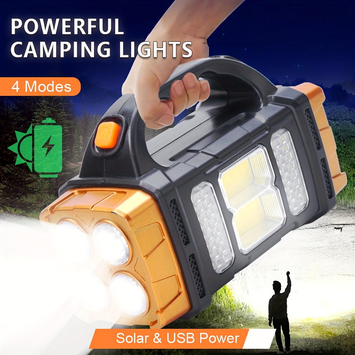 New Upgrade Rechargeable High  - Outdoor Lighting Permanent avis et prix