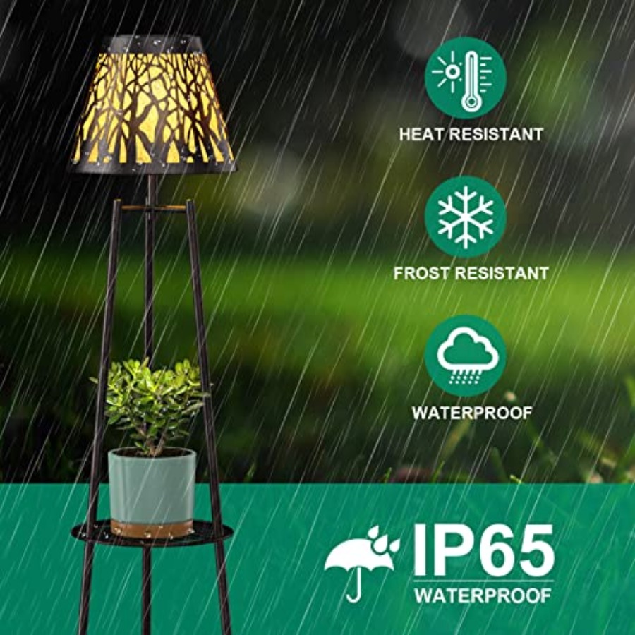 2 Pack Outdoor Solar Floor Lam - Outdoor Lighting Decoration avis et prix