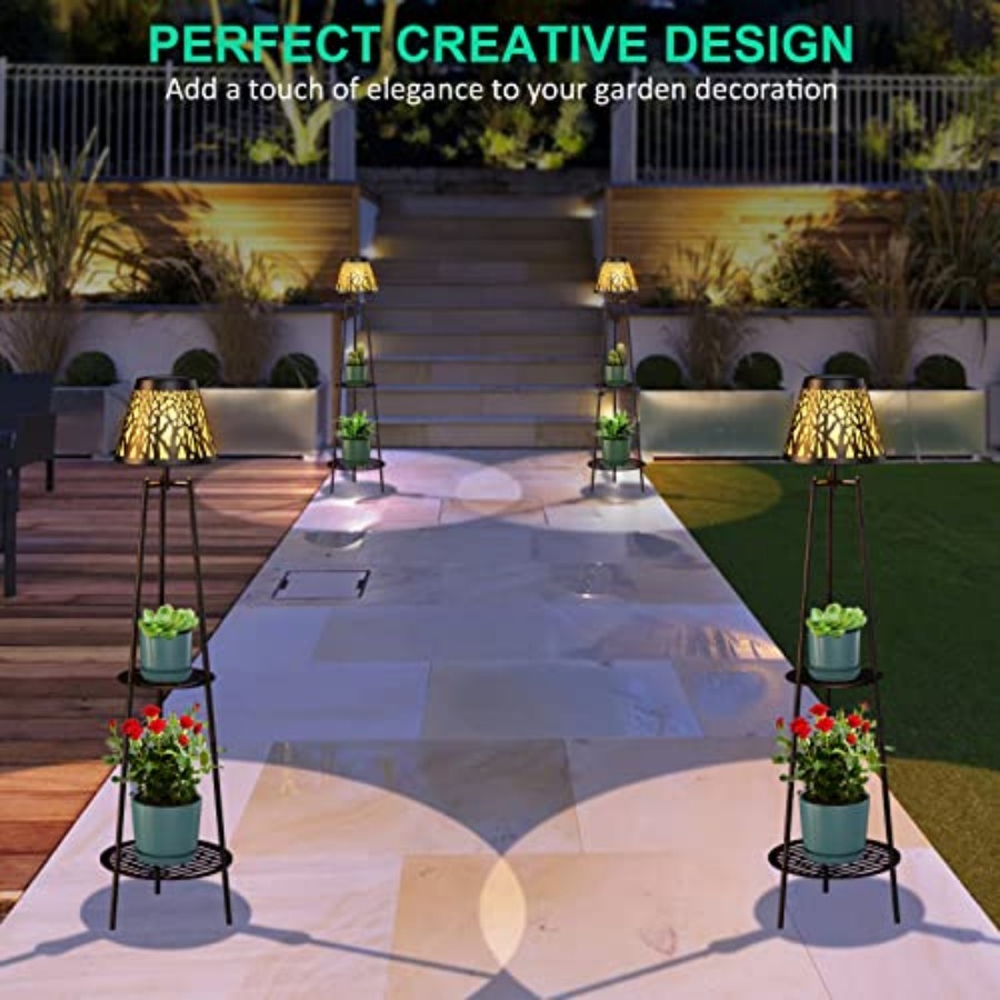 2 Pack Outdoor Solar Floor Lam - Outdoor Lighting Decoration avis et prix