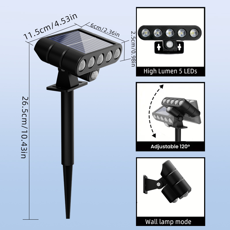 Solar Pathway LED Garden Festi - Landscape Spike Light avis et prix