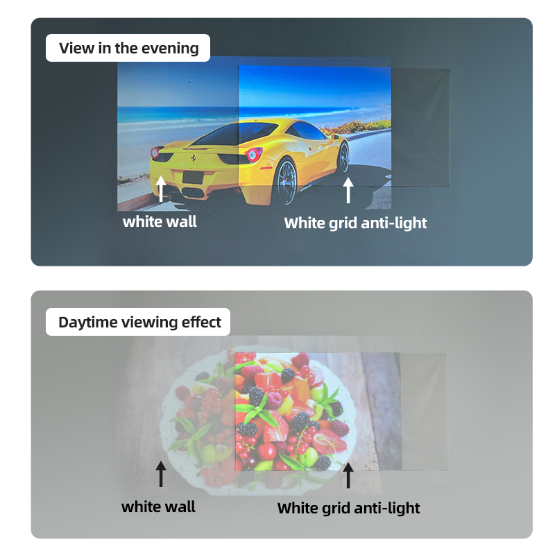 VEIDADZ Projector Screen 60 72 - Outdoor Lighting Grid Screen avis et prix