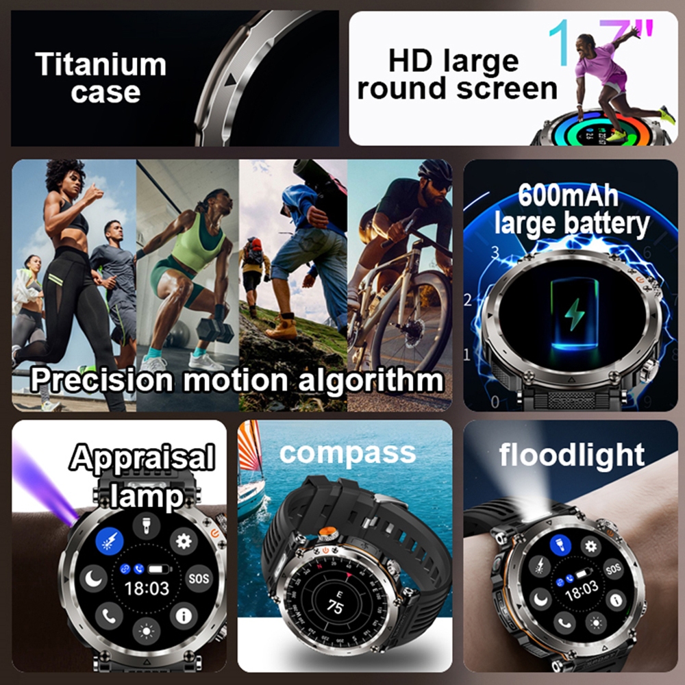 New 600 mAh Battery Smart Watc - Outdoor Lighting Japan avis et prix
