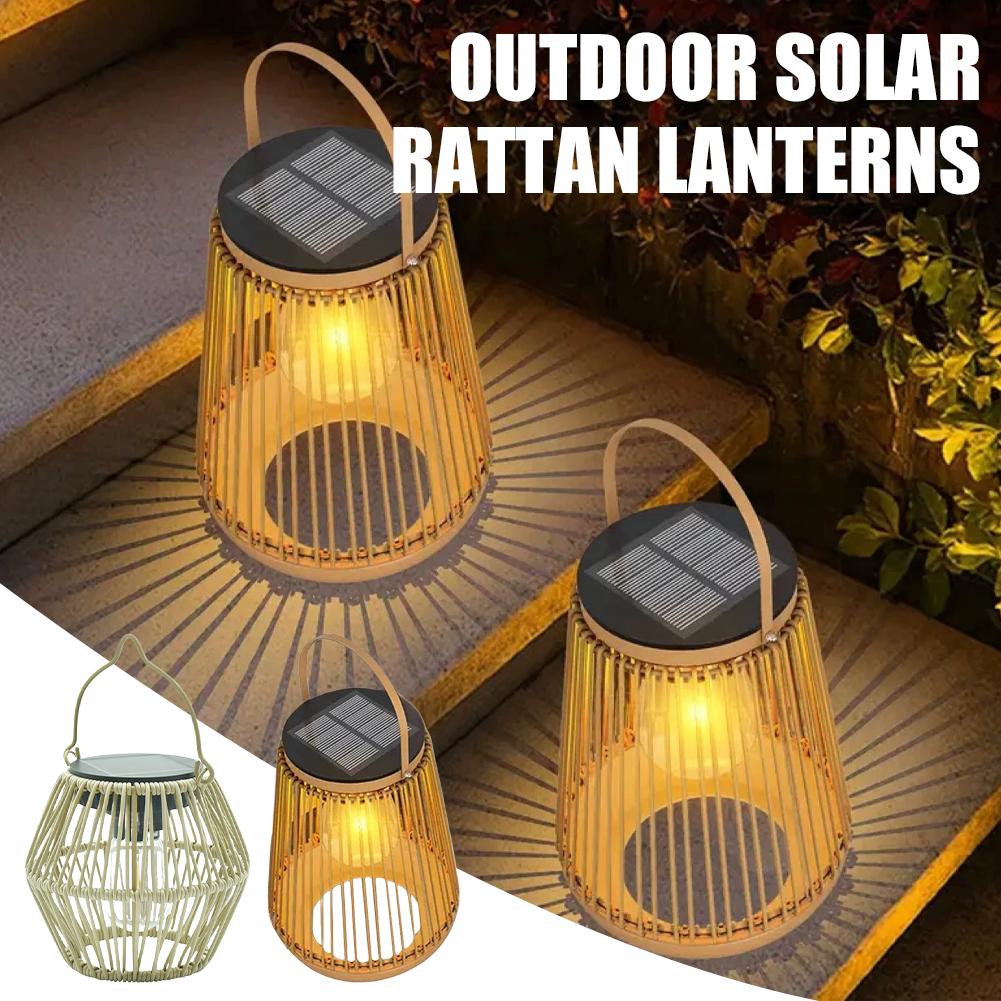 IP65 Waterproof Solar Rattan L - Outdoor Lighting Decoration avis et prix
