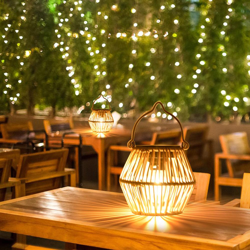 IP65 Waterproof Solar Rattan L - Outdoor Lighting Decoration avis et prix