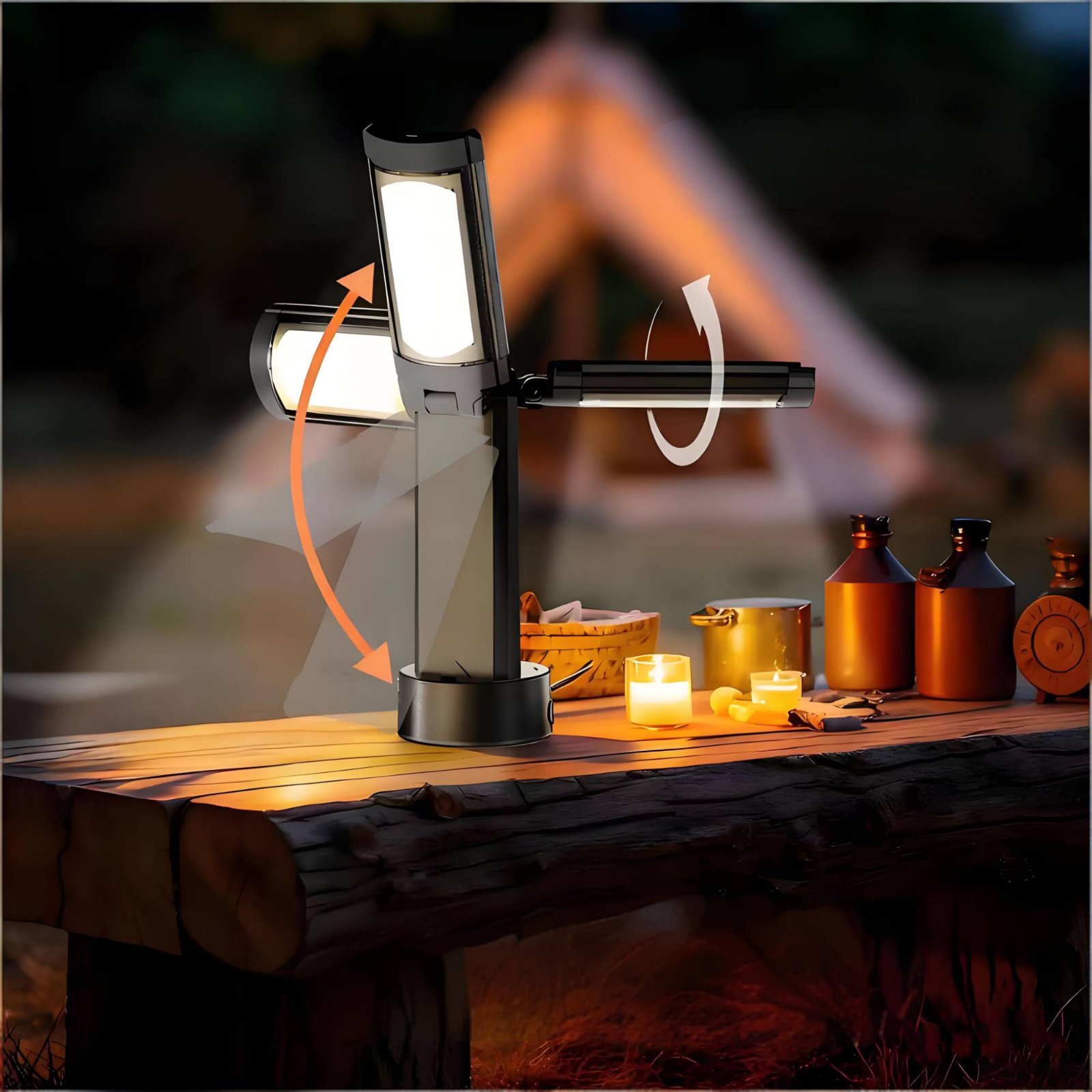 Telescopic Tent Lamp Adjustabl - Outdoor Lighting Portable avis et prix