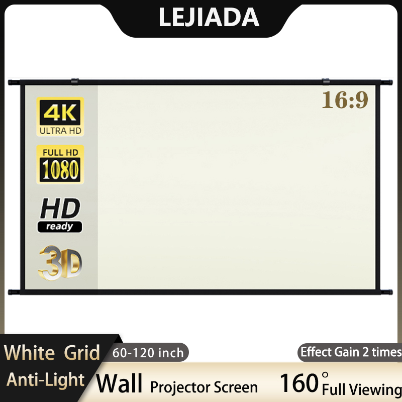 LEJIADA Projector Screen Wall  - Outdoor Lighting Grid Screen avis et prix
