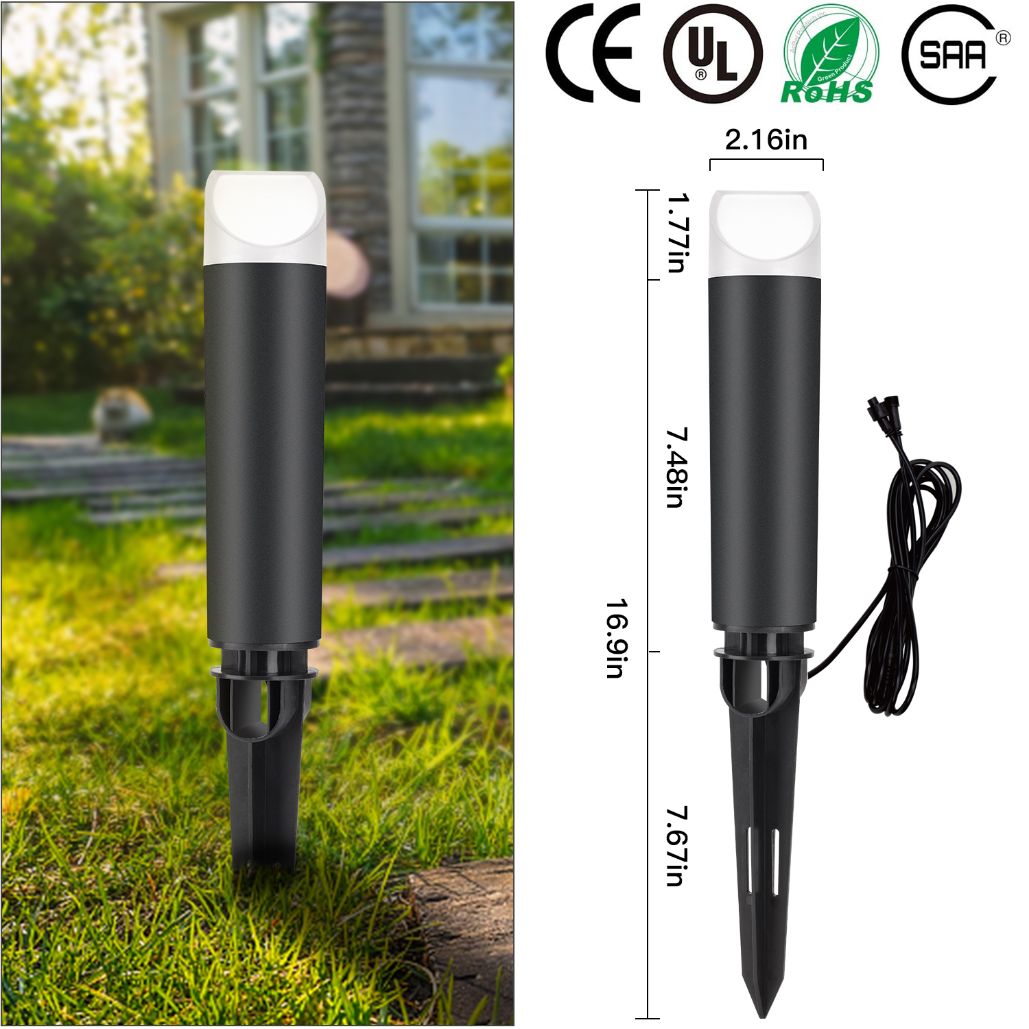 QACA LED Landscape Lighting Ou - Outdoor Lighting Transformer avis et prix