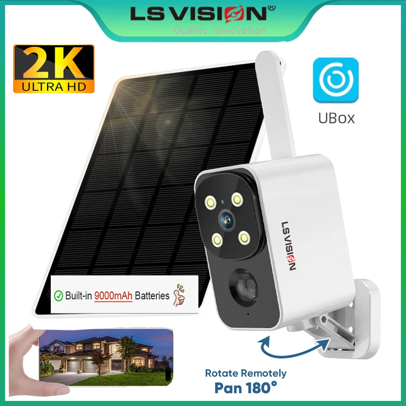LS VISION Outdoor Solar Camera - Outdoor Lighting Transformer avis et prix