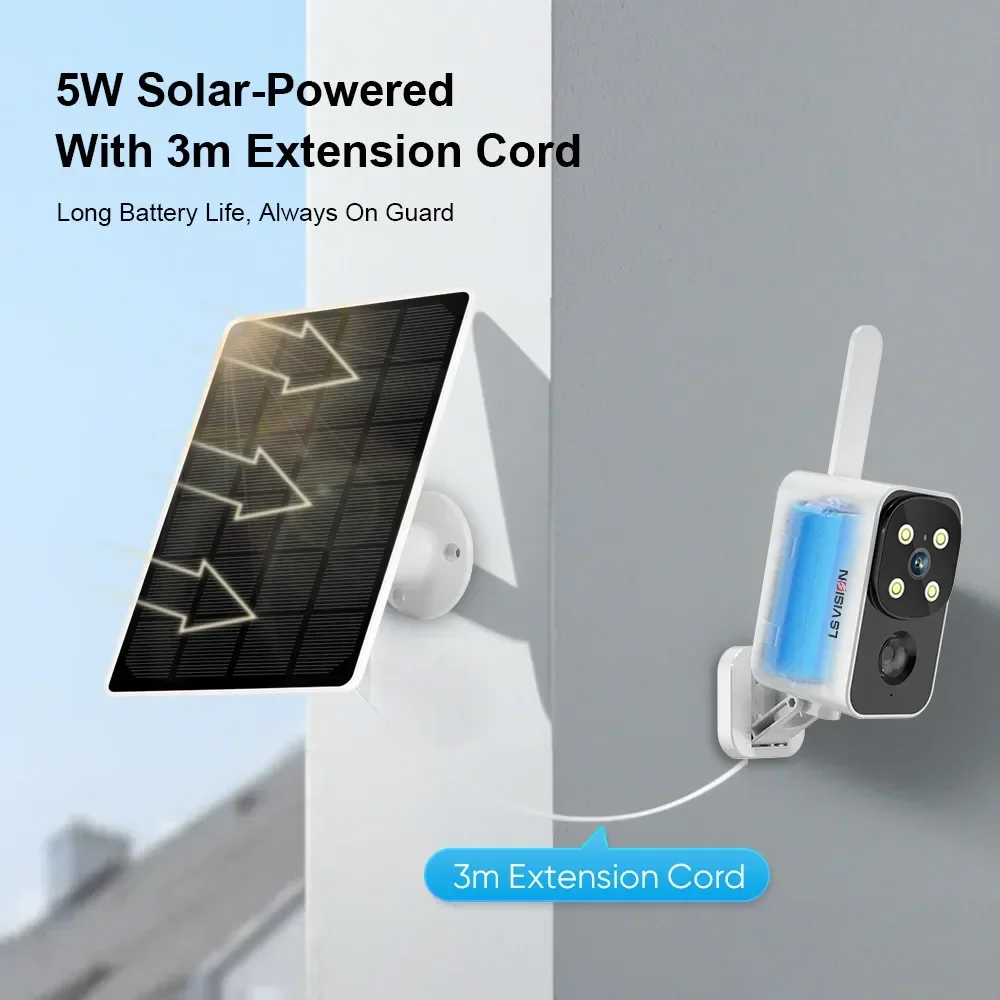 LS VISION Outdoor Solar Camera - Outdoor Lighting Transformer avis et prix