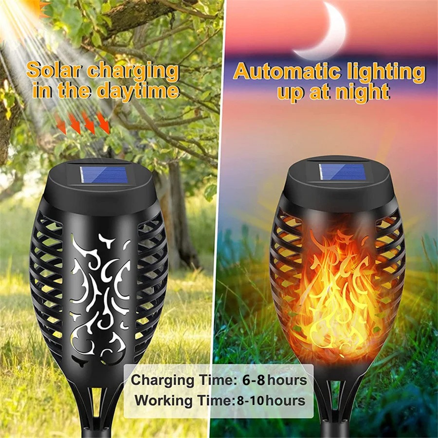 Waterproof Solar Led Flame Tor - Outdoor Lighting Transformer avis et prix