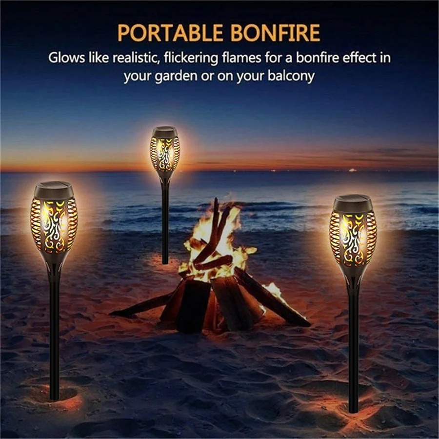 Waterproof Solar Led Flame Tor - Outdoor Lighting Transformer avis et prix