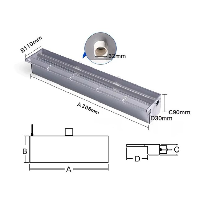 Acrylic Sheer Descent Waterfal - Landscape Spike Light avis et prix