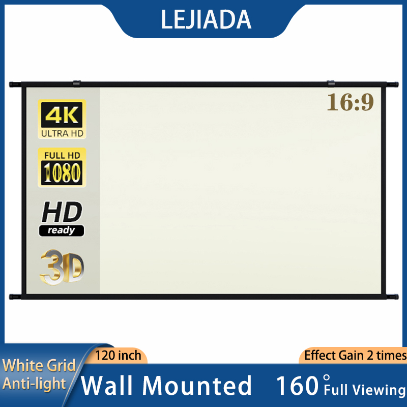 LEJIADA Projector Screen Wall  - Outdoor Lighting Grid Screen avis et prix