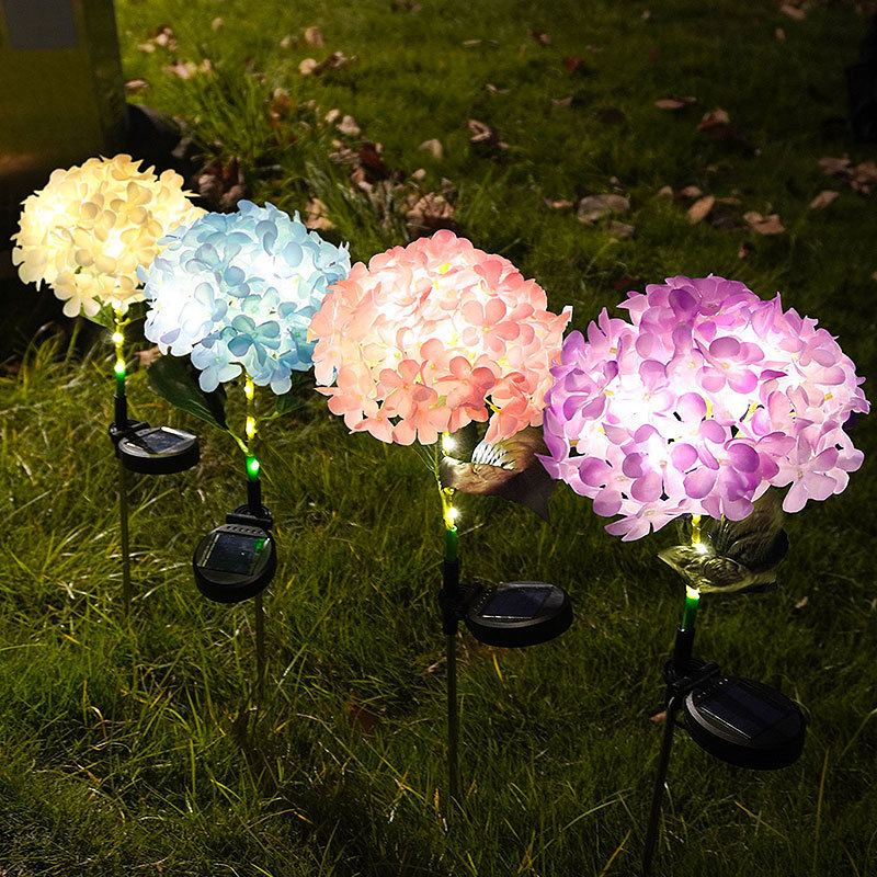 1PC Solar Hydrangea Flower Lig - Outdoor Lighting Experts avis et prix
