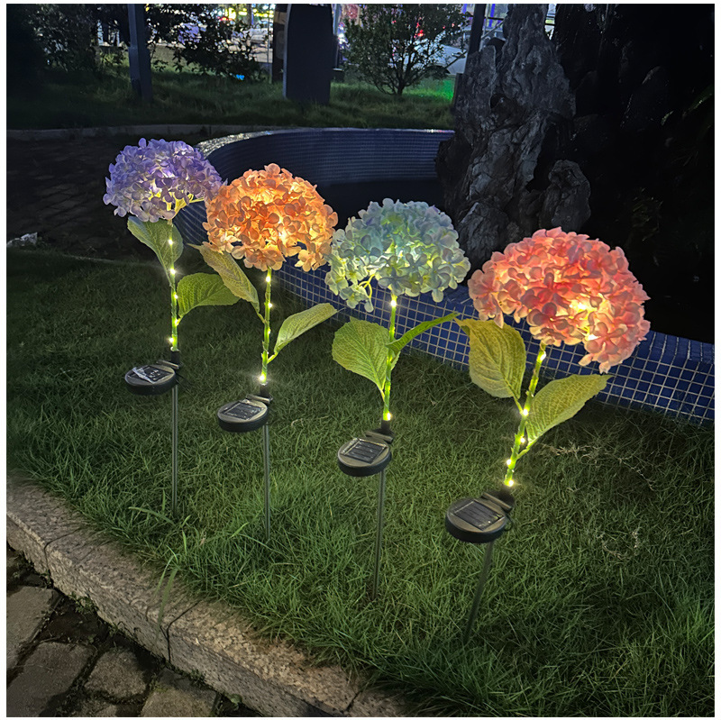 1PC Solar Hydrangea Flower Lig - Outdoor Lighting Experts avis et prix