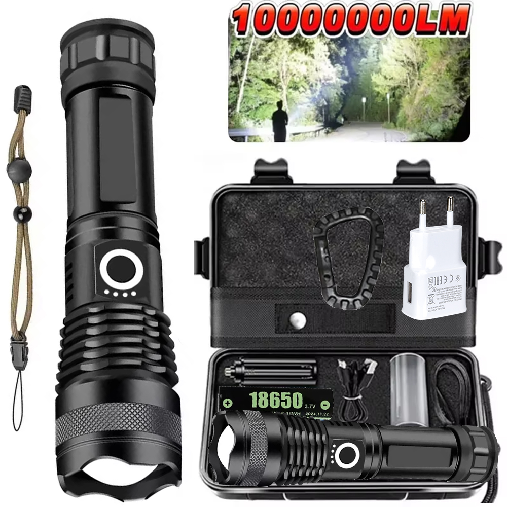 High Power LED Flashlight Rech - Outdoor Lighting Portable avis et prix
