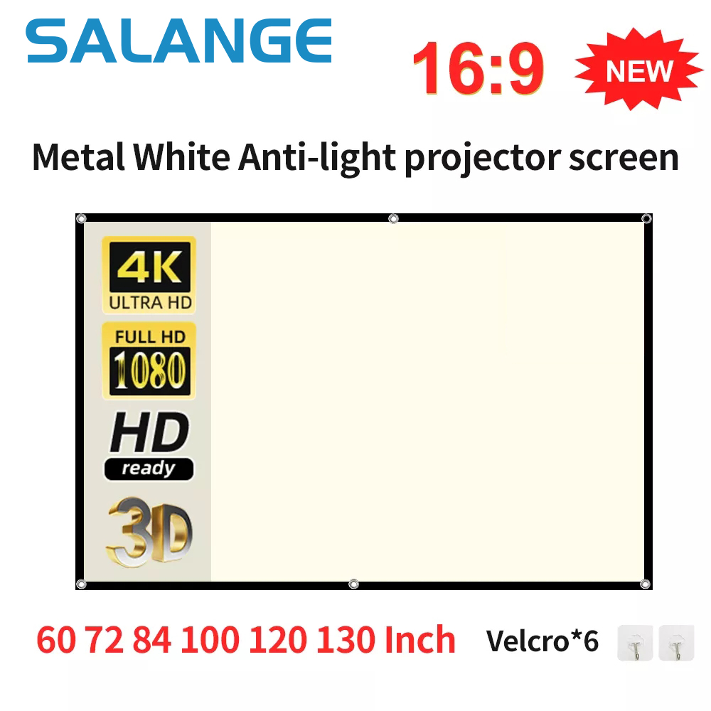 Salange Projector Screen 16:9  - Outdoor Lighting Grid Screen avis et prix