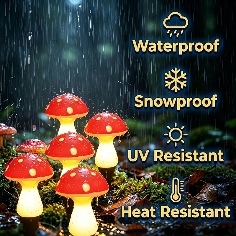 Outdoor LED Mushroom Decor Cou - Landscape Spike Light avis et prix