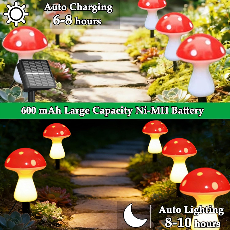 Outdoor LED Mushroom Decor Cou - Landscape Spike Light avis et prix