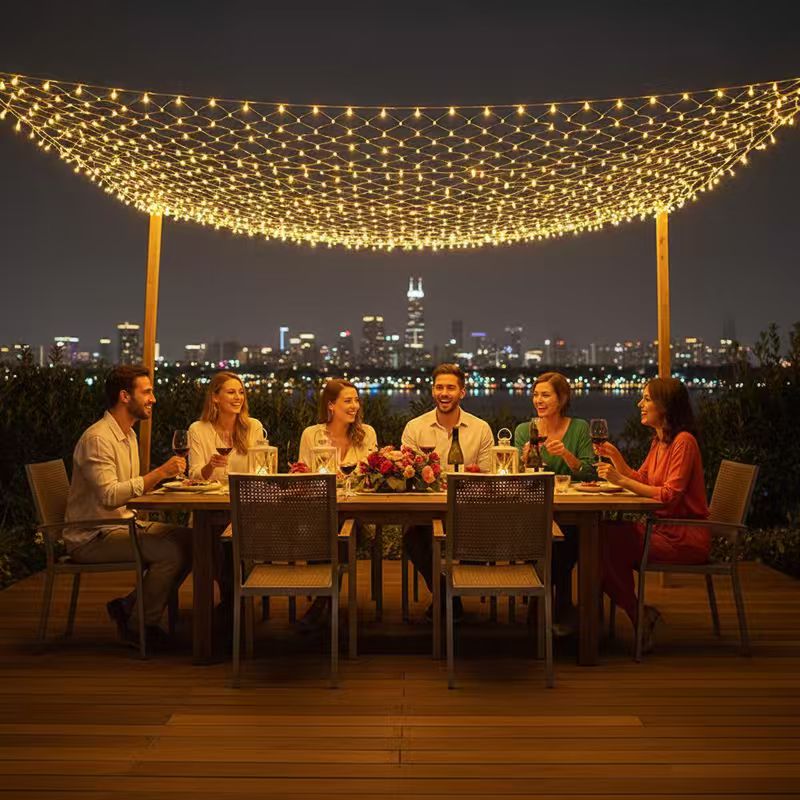 3x2m Waterproof Christmas Net  - Outdoor Lighting Grid Screen avis et prix