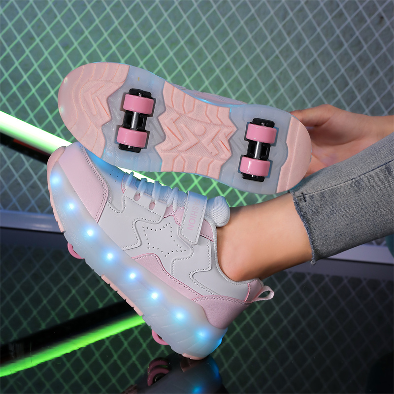 Kid Led Sneakers USB Charging  - Outdoor Lighting Grid Screen avis et prix